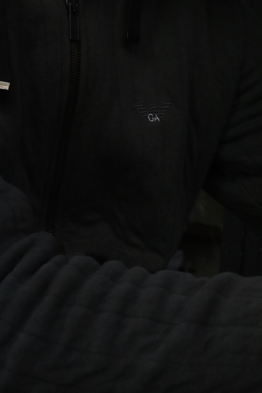 00s EMPORIO ARMANI  DOUBLE ZIP FUDIE