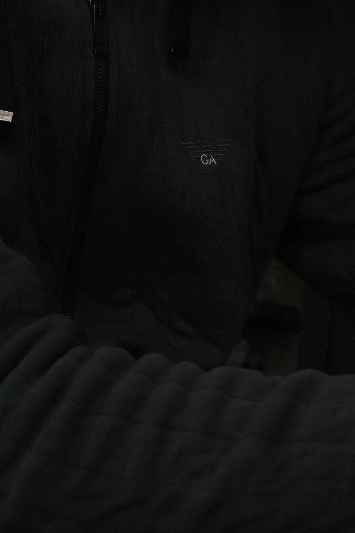 00s EMPORIO ARMANI  DOUBLE ZIP FUDIE