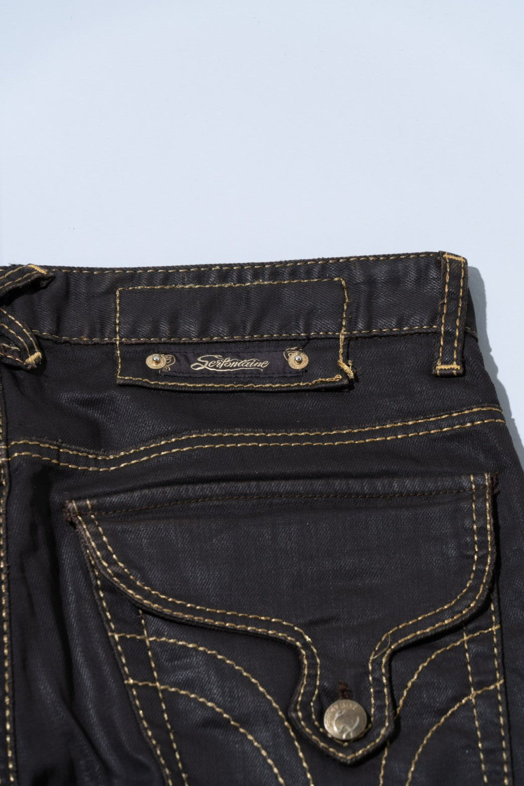 00s serfontaine studs flare pants