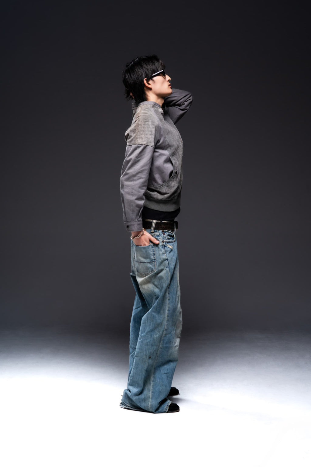 00s options leather jacket  made in Korea