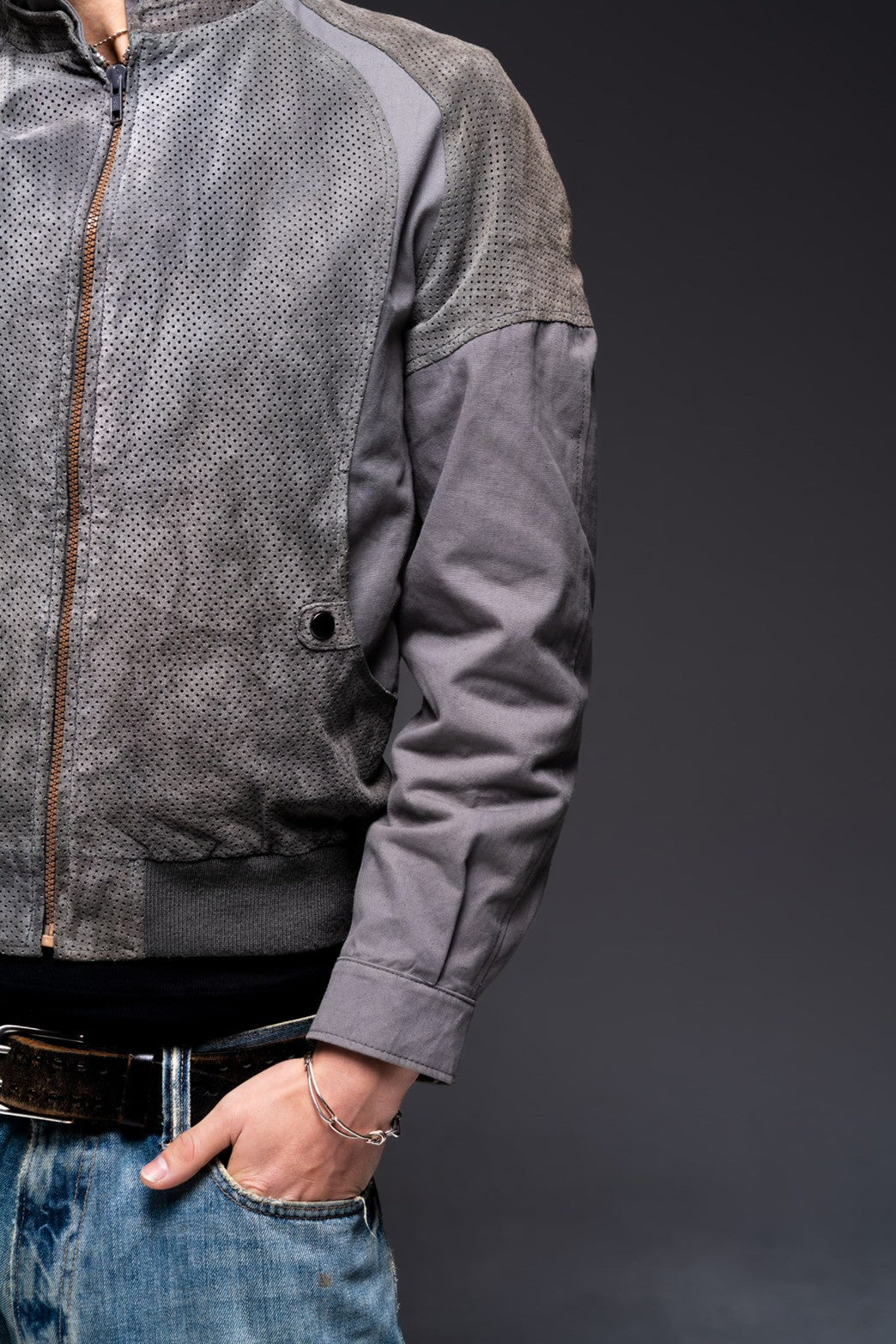 00s options leather jacket  made in Korea